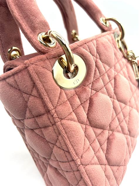 lady dior micro pink|mini lady dior velvet bag.